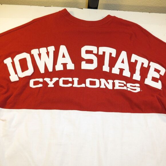 IOWA STATE CYCLONES UNIVERSITY COLLEGE SPIRIT JERSEY T SHIRT Mens L - Picture 2 of 6